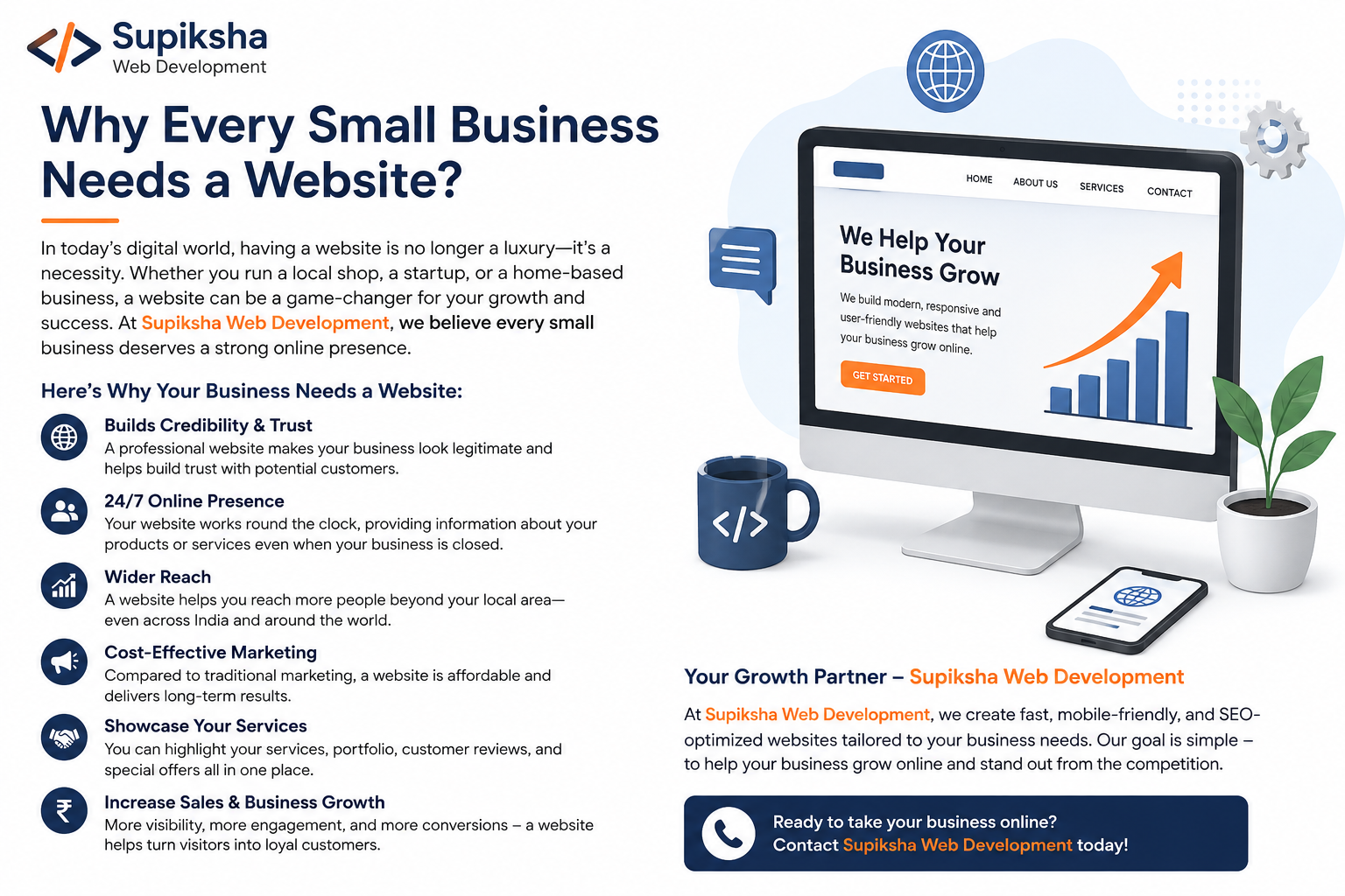 Why Every Small Business Needs a Website in 2026: Benefits, Growth, and Success